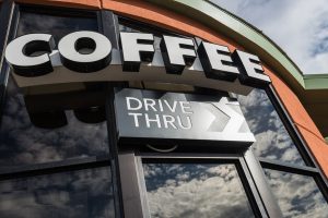 channel letters coffee drive thru exterior signs