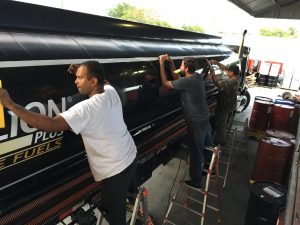 Custom Vehicle Graphic Installation