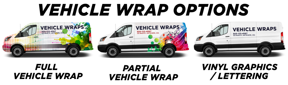 Commercial & Fleet Vehicle Wraps vehicle wrap options